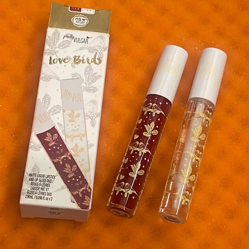 Pretty Vulger - Love Birds Lip Duo - NIB